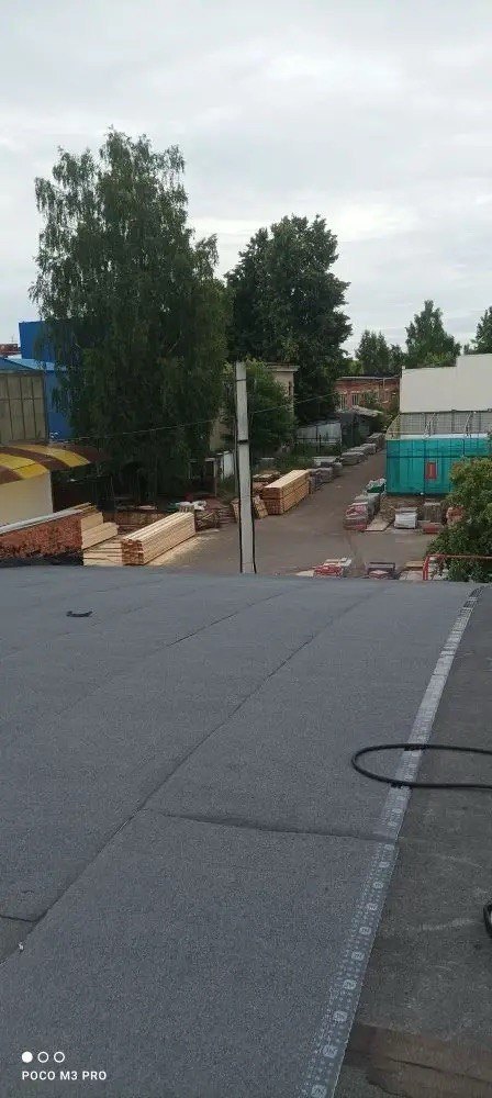 Общий вид кровельного покрытия на объекте